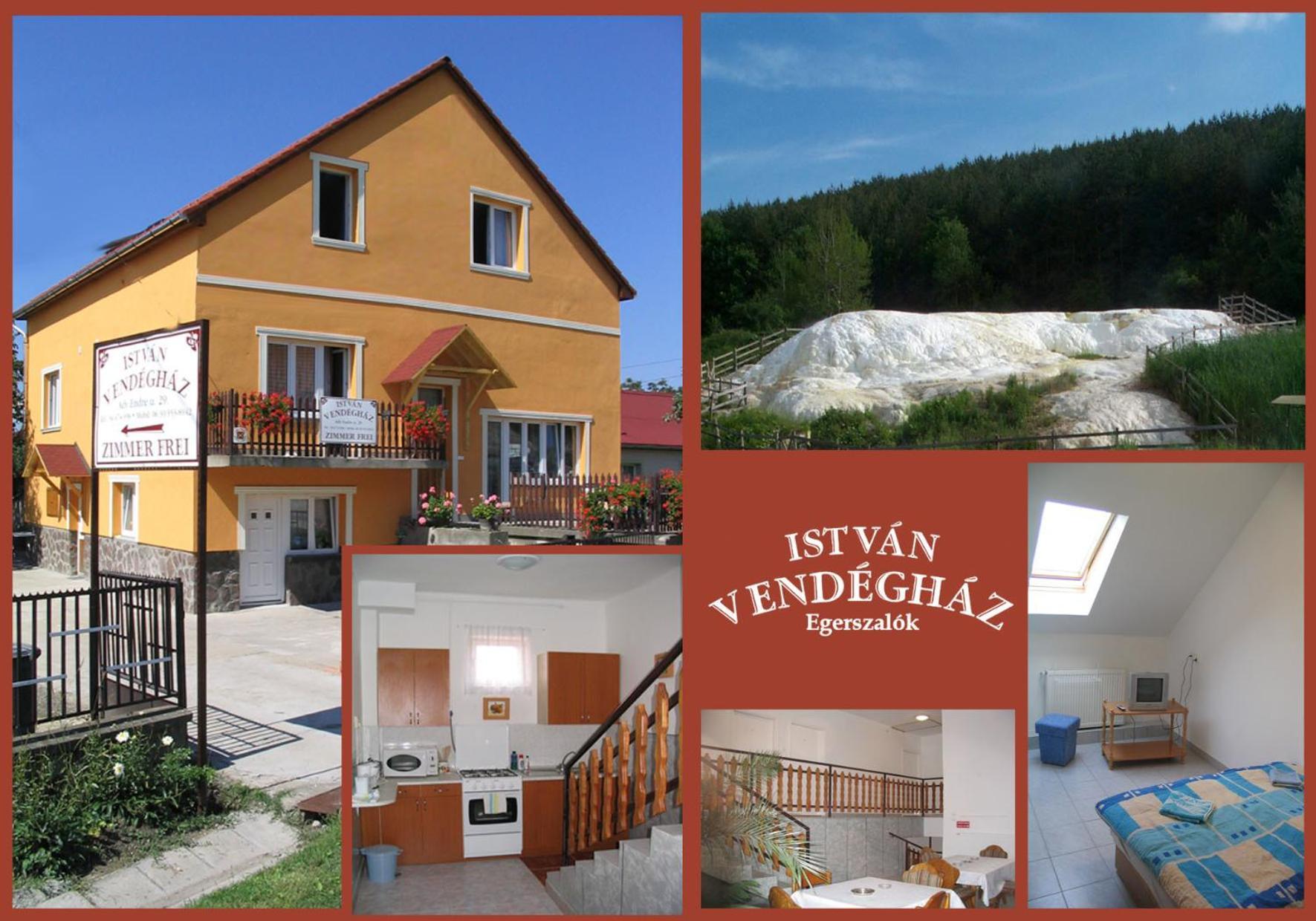 Istvan Vendeghaz Hotel Egerszalok Exterior photo